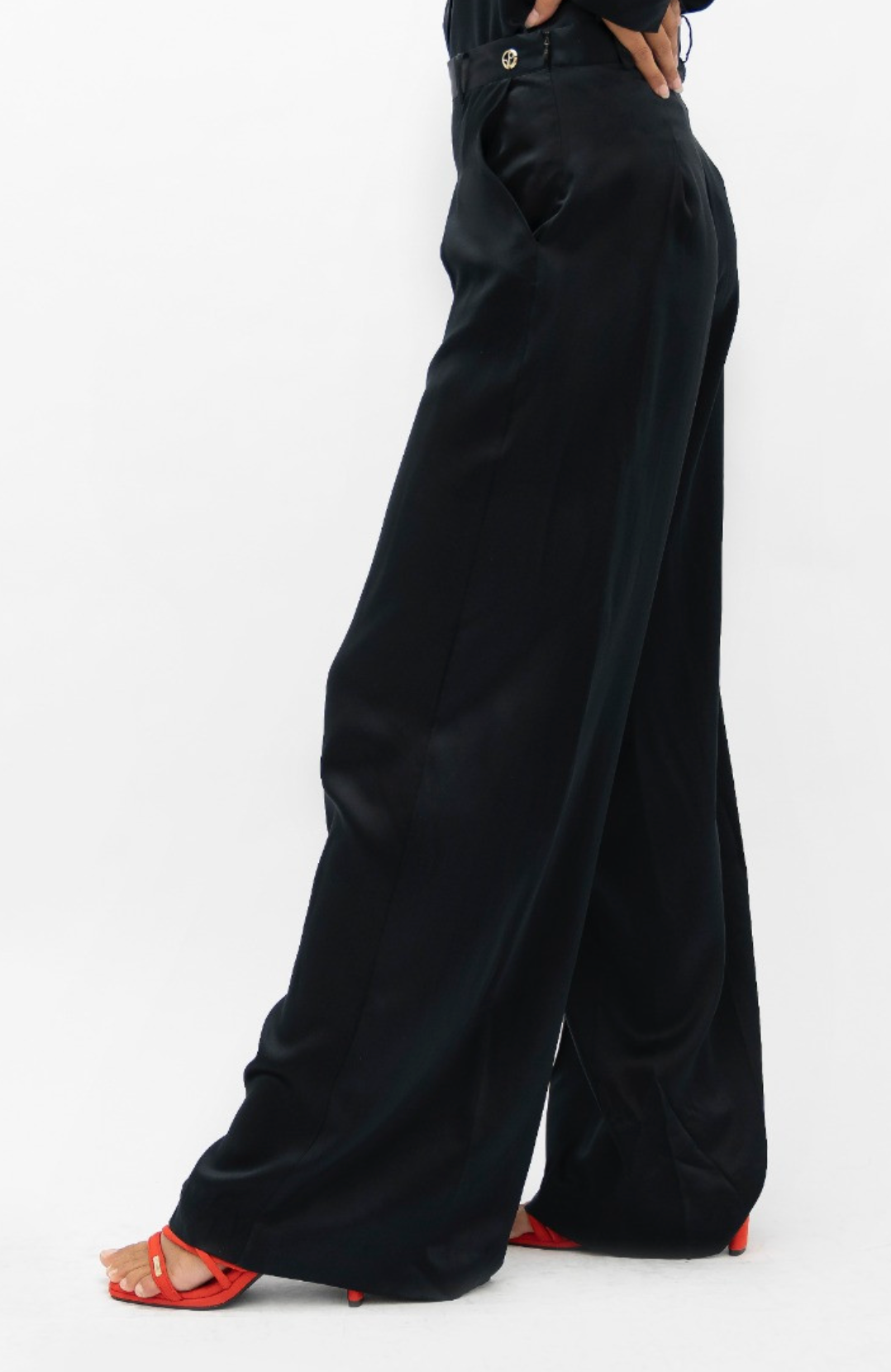 Branson - Wide Leg Pants |Black