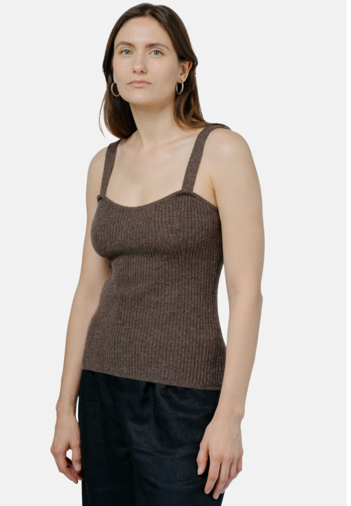 Cashmere Ulaanbaatar Tank | Brown