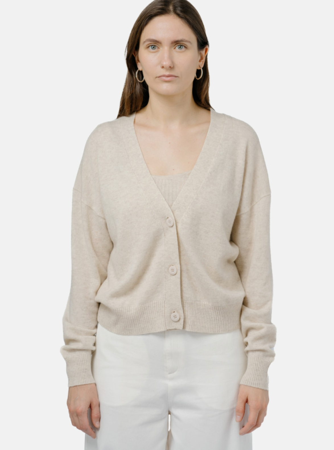 Cashmere Ulaanbaatar Cardigan | Brown