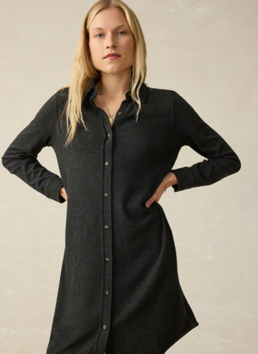 Legend Sweater Dress | Heathered Black