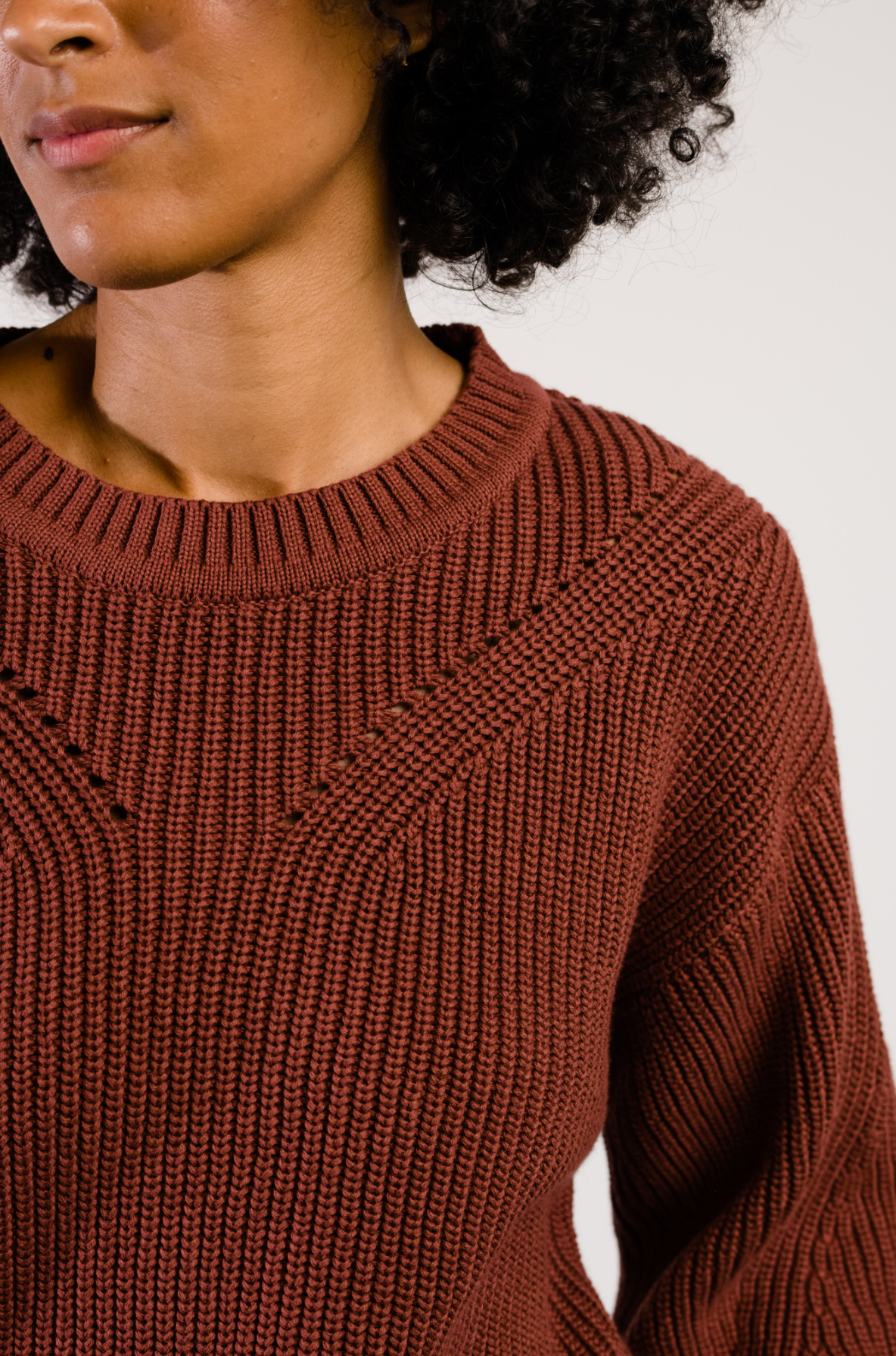 Sarah Billow Sleeve Sweater | Sable