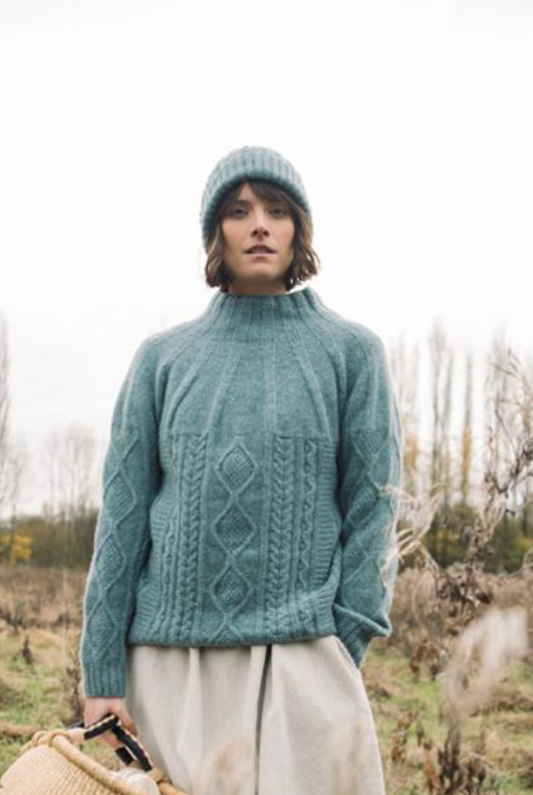 Morina Lambswool Jumper | Blue