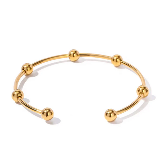 18k Gold Plated Orb Bracelet