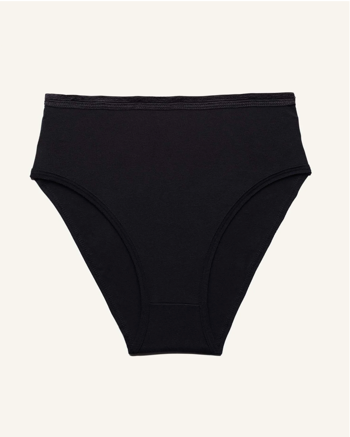 Organic Cotton High-Rise Brief | Carbon