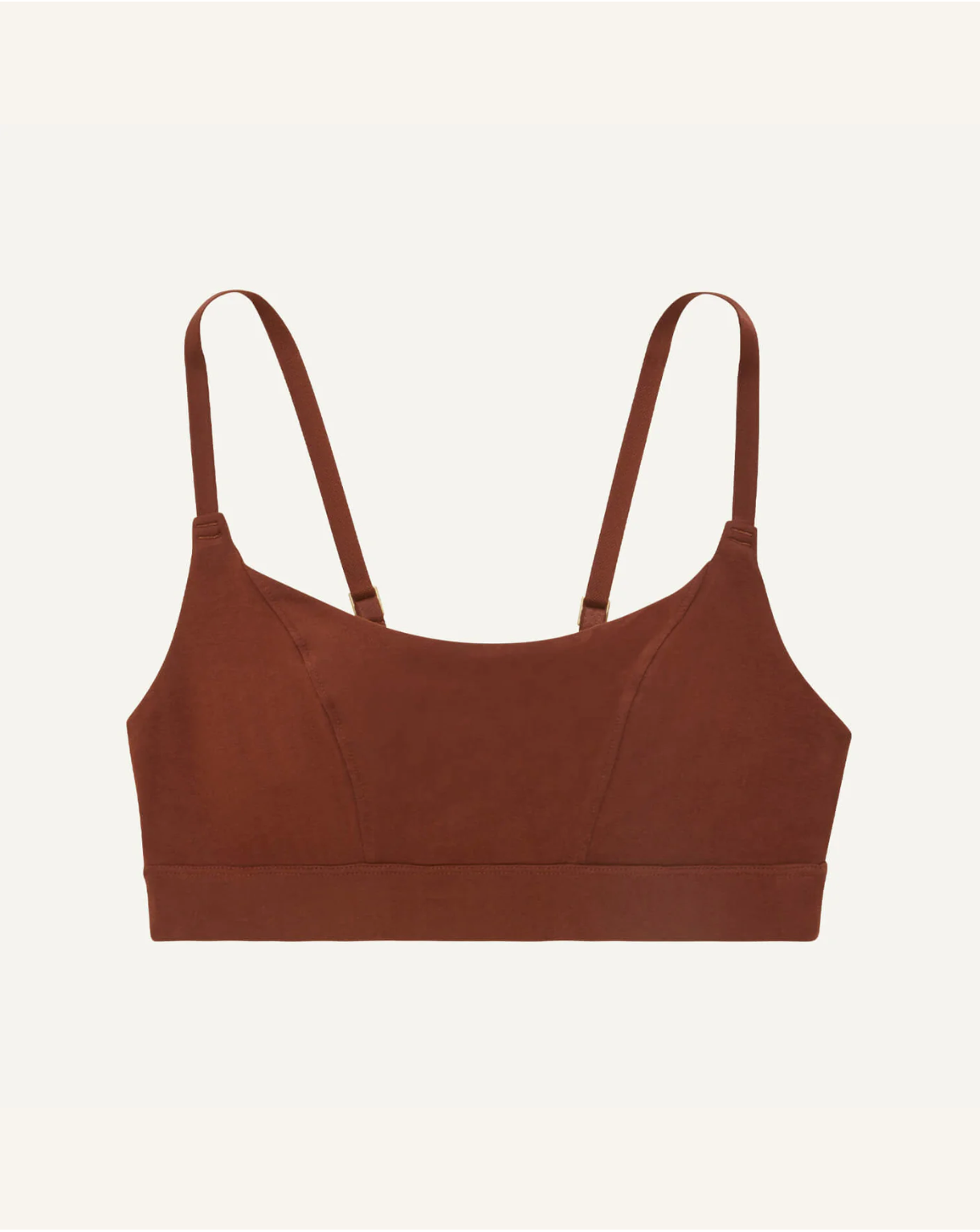 Organic Cotton Tank Bralette | Cacao