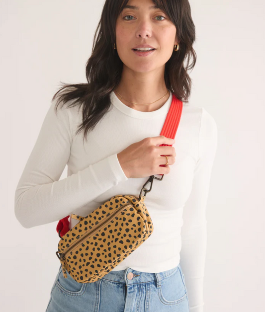 Coated Cheetah Fanny Pack