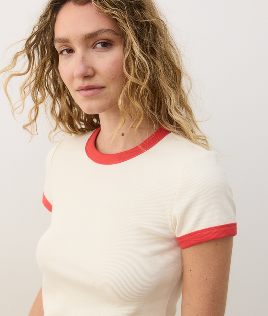Lexi Rib Sun-In Crew Tee