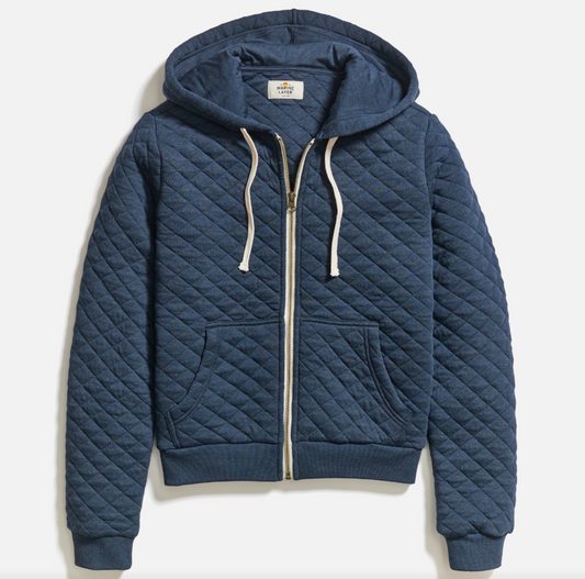 Women's Corbet Quilted Full Zip Hoodie
