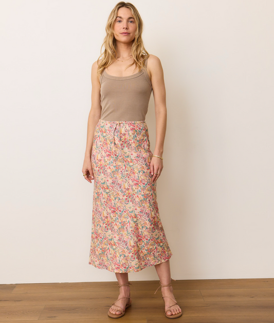 Avery Hemp Midi Skirt
