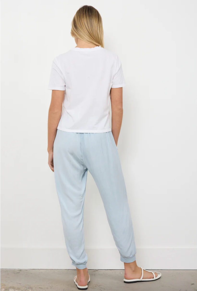 Hancock Twill Jogger | Silver