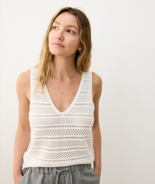 Finley Sweater Tank 2 | White