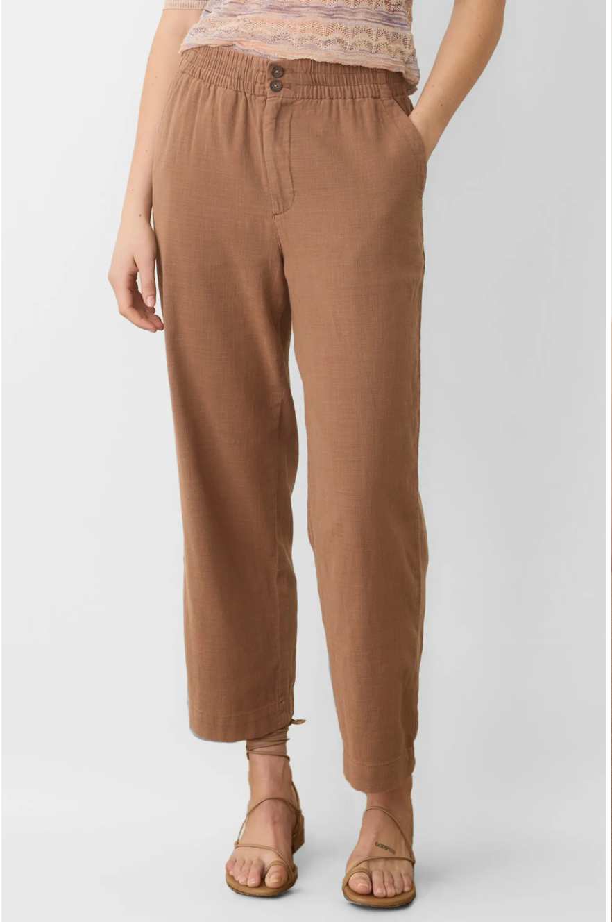 Elle Crop Pant | Chocolate Malt
