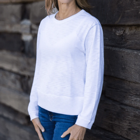 Dylan Lounge Tee | White