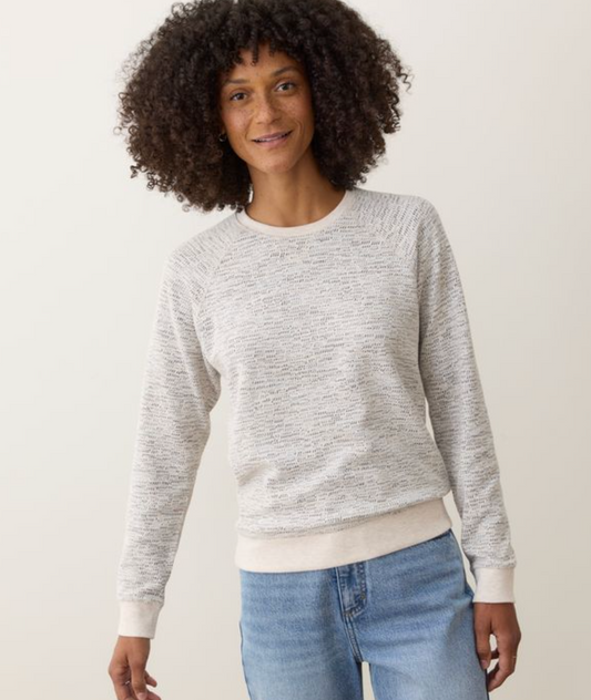 Reversible Raglan Sweater | Cool Multi