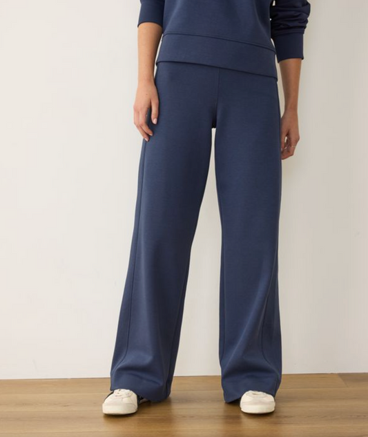 Nov Wide Leg Pant | Navy