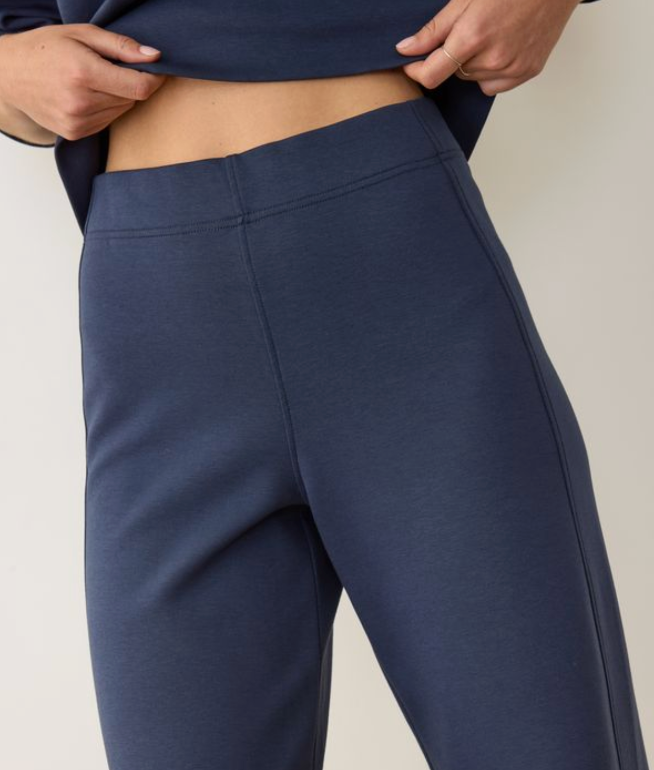 Nov Wide Leg Pant | Navy