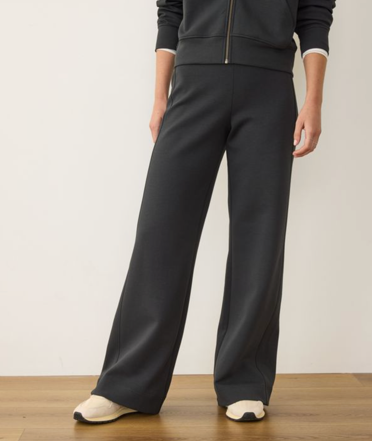 Nova Wide Leg Pant | Black