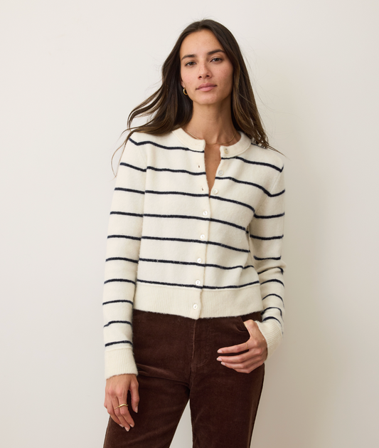 Sausalito Cardigan | Harbor Stripe