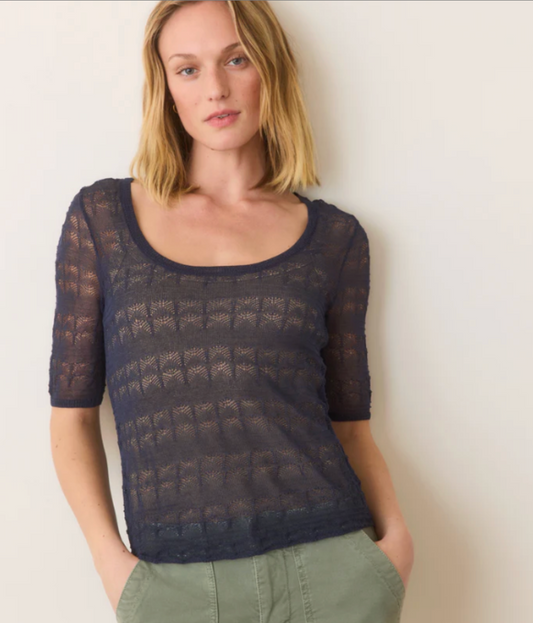 Alana Sweater Top | Mood Indigo