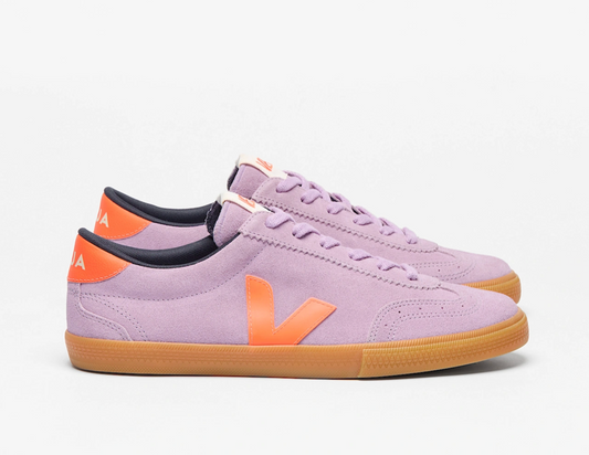 VEJA Volley Suede | Orchid Fury Natural