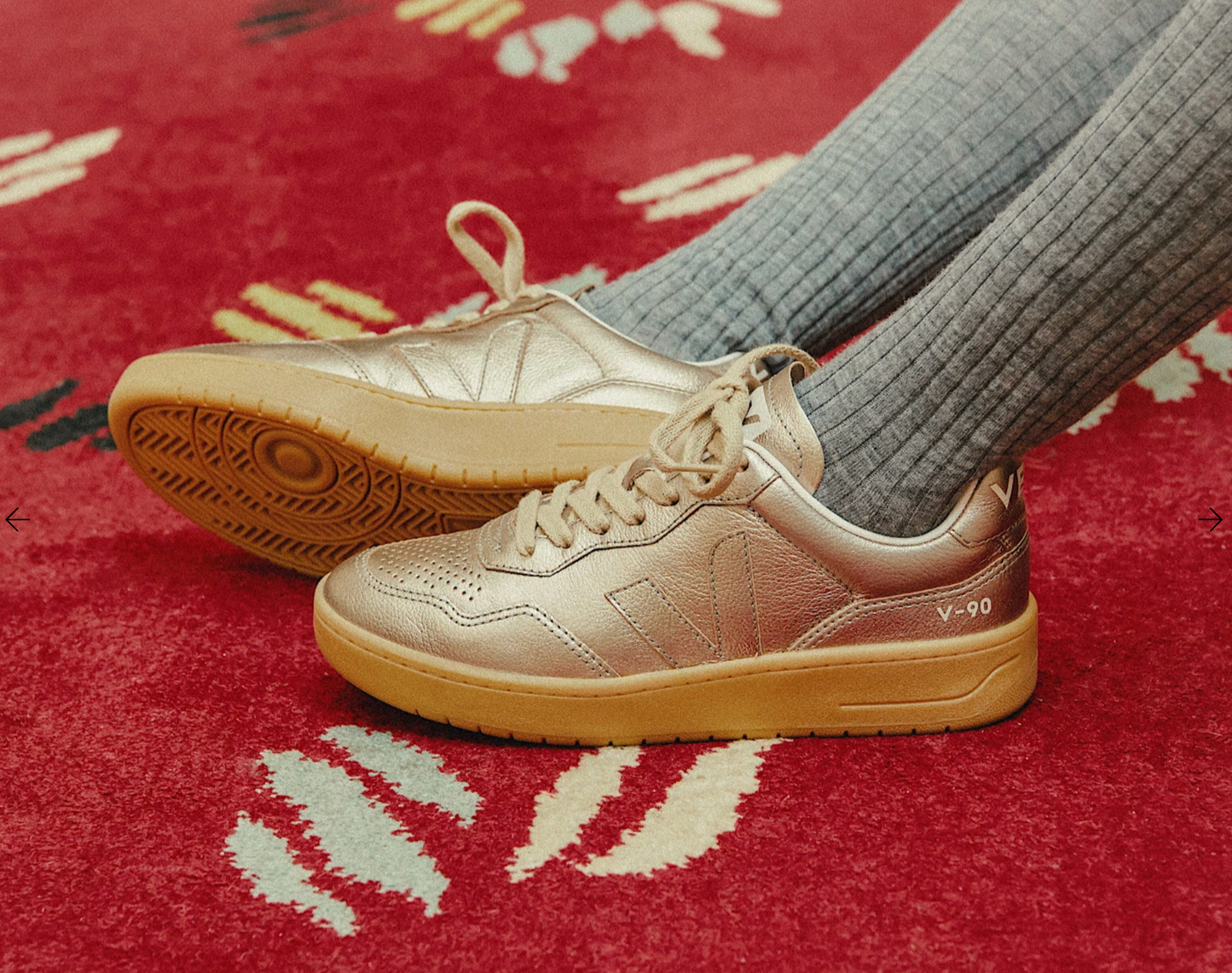 VEJA V-90 O.T. Leather Full Bronze Natural