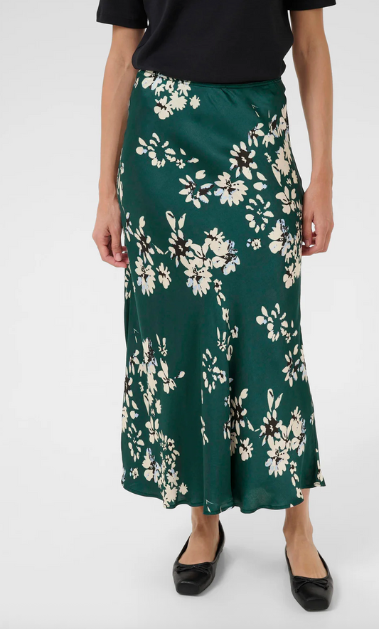 Laurina Skirt | Sea Moss Faded Flower Print
