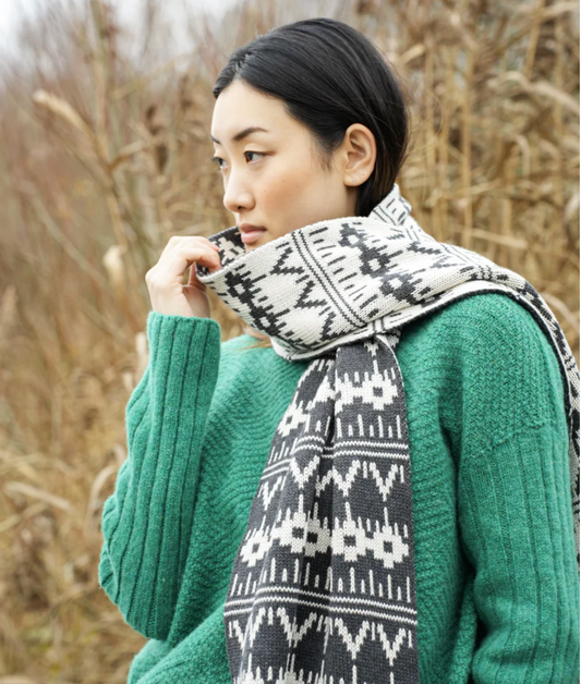 Janie-Sue Organic Cotton Knitted Scarf