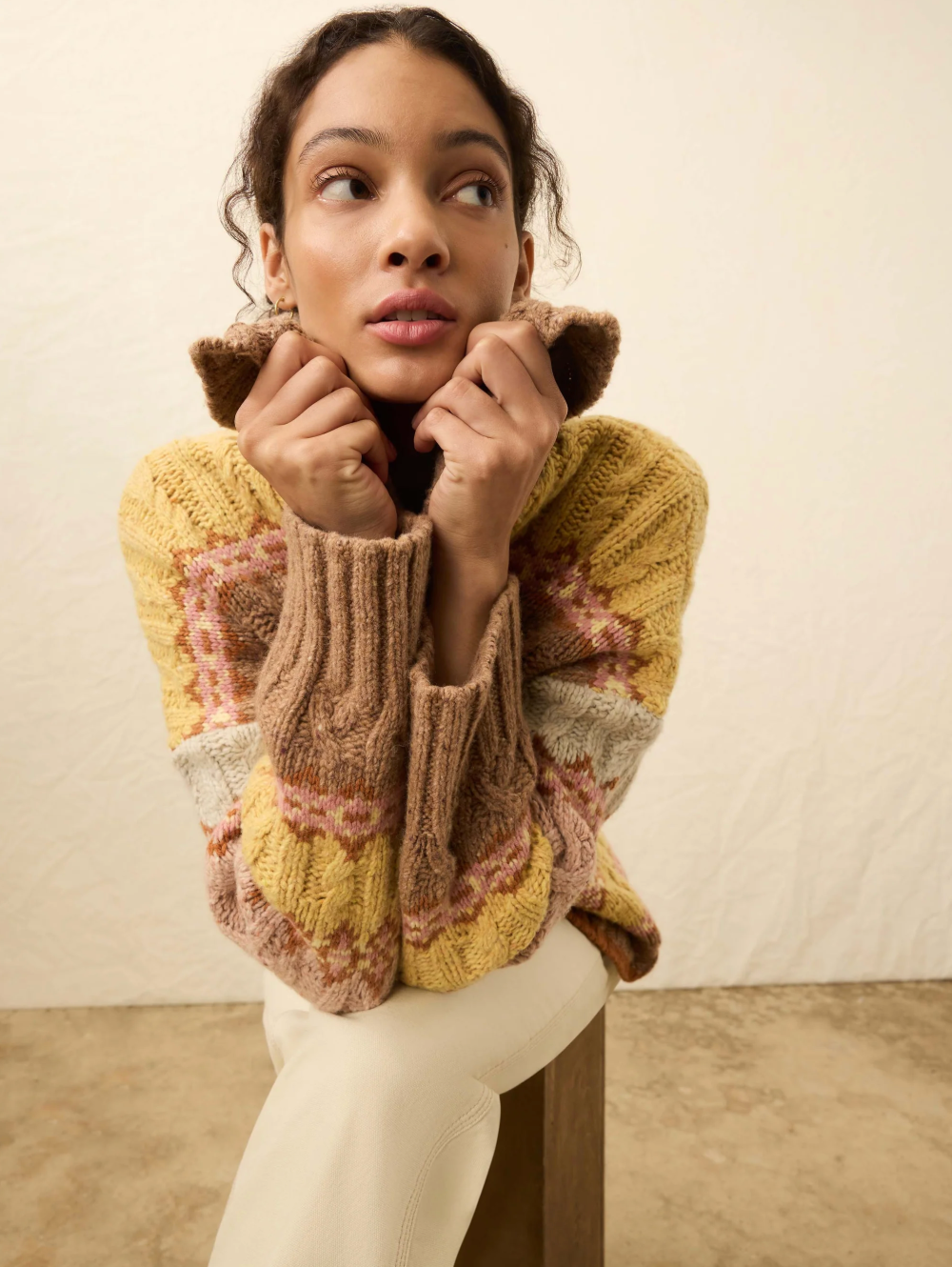 Highland Fairisle Cardigan | Lakeside Fairisle Haze