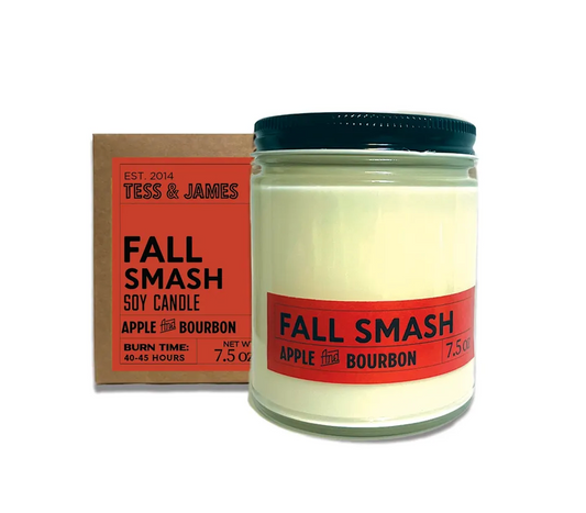 Tess and James Candle | Fall Smash (Apple + Bourbon)