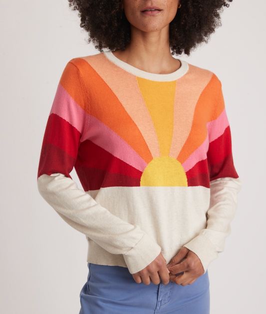 Sunset Icon Sweater | Oatmeal