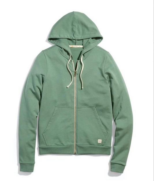 Afternoon Full Zip Hoodie | Sage Green