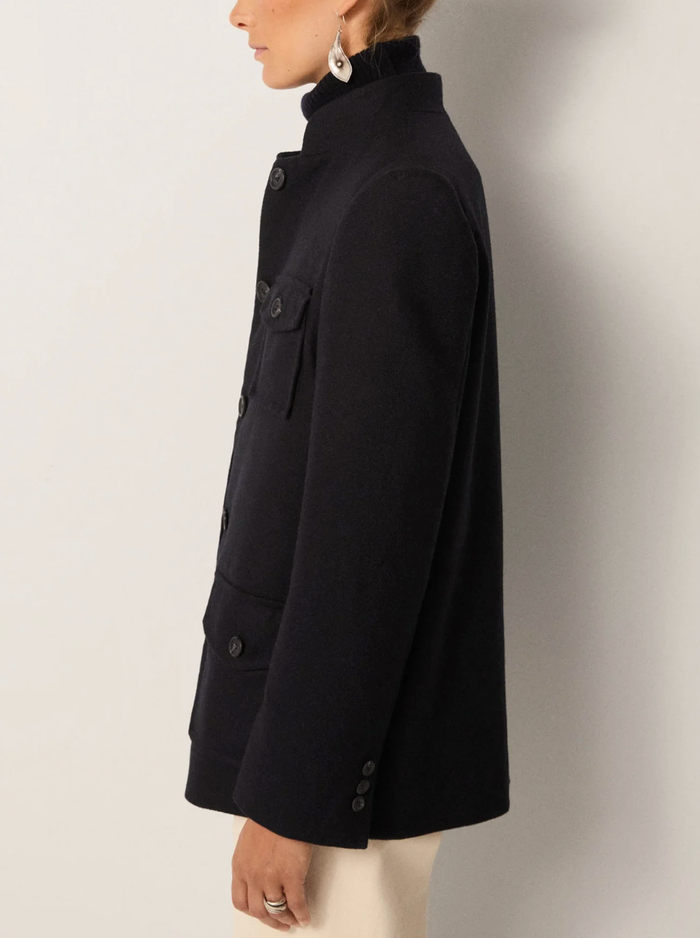 Lucien Army Jacket | Marine