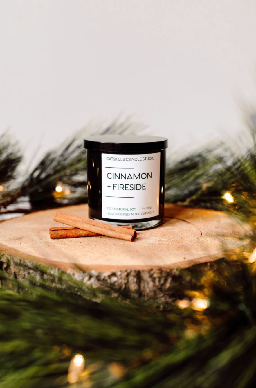 Cinnamon + Fireside 9oz.