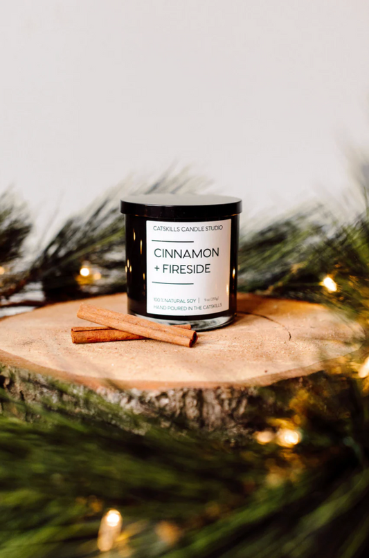 Cinnamon + Fireside 9oz.
