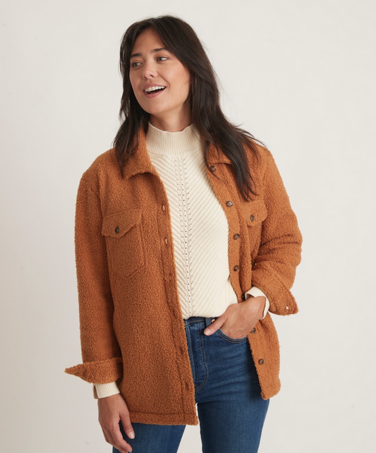 Eden Sherpa Overcoat |Cashew