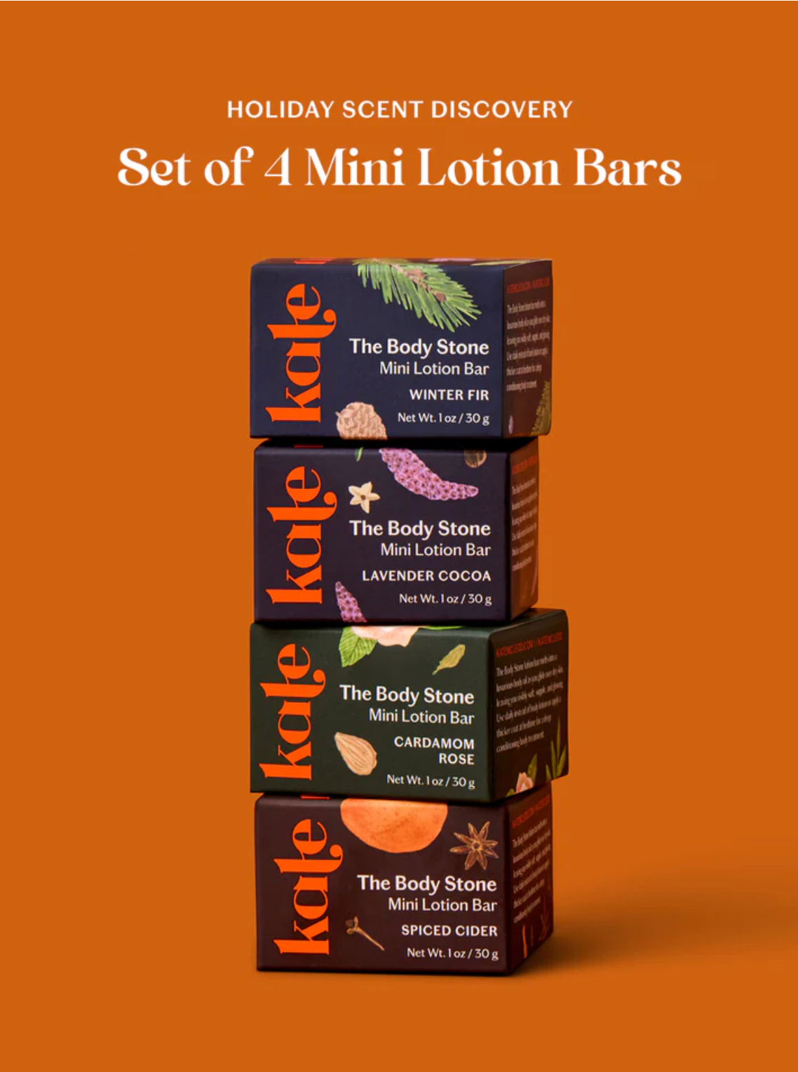 Kate McLeod Winter Rituals Mini Body Stone Gift Set