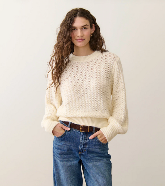 Alma Crewneck Sweater | Cream