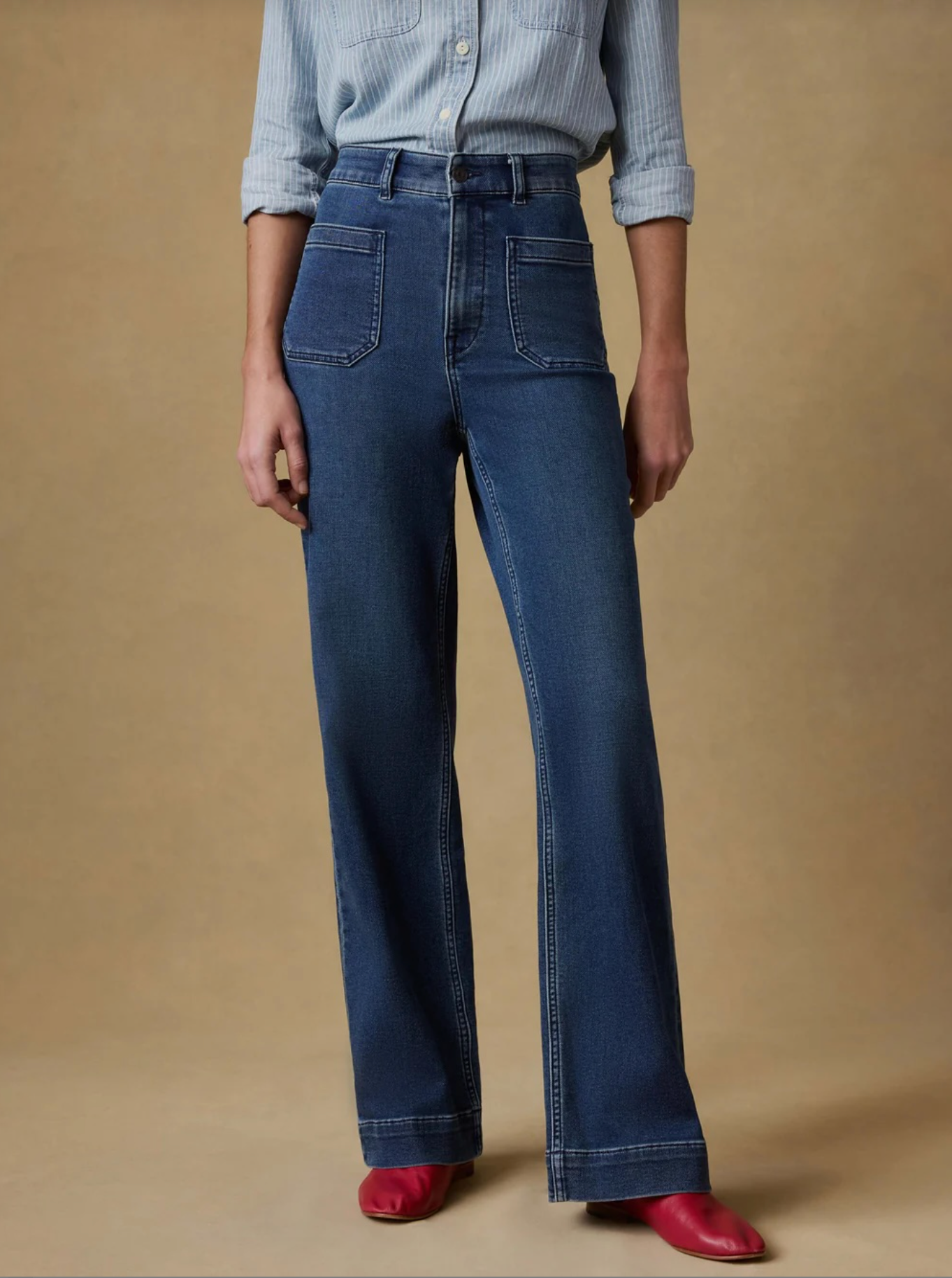 Stretch Terry Patch Pocket Pant | Riverton
