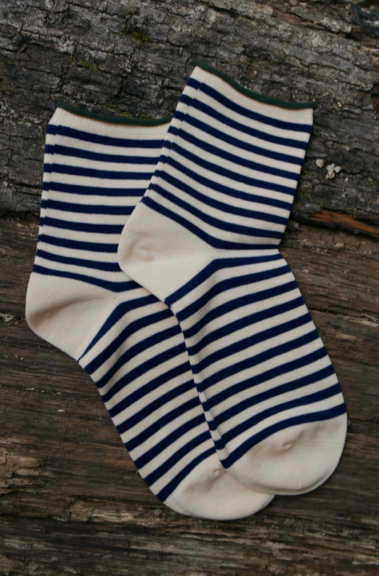 Blue Ridge Striped Socks