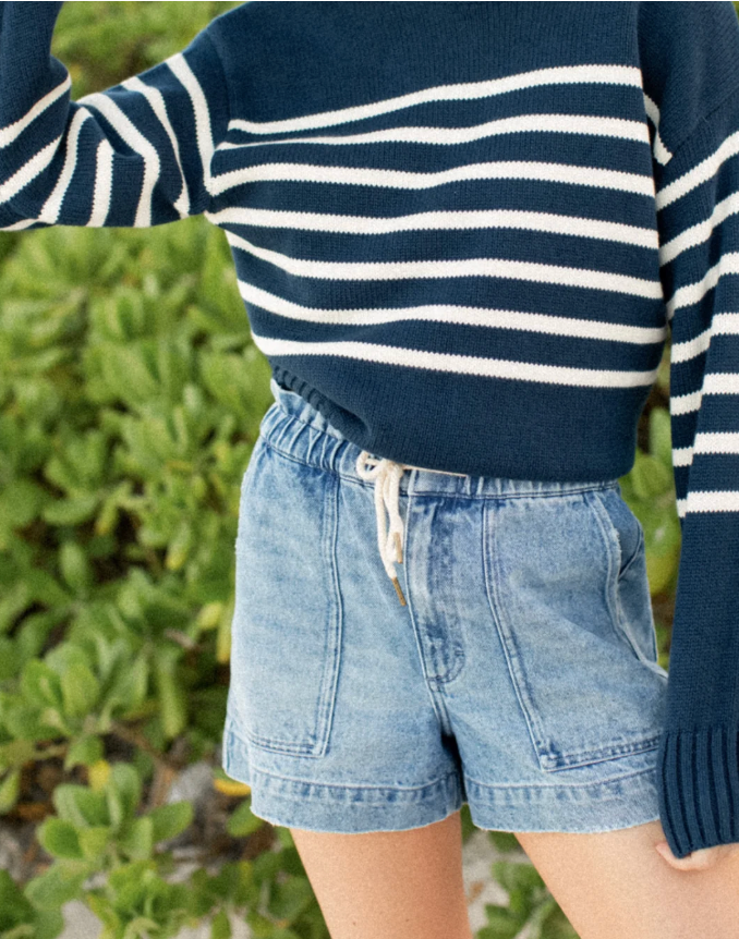 Marea Denim Shorts | Mill Plain Wash
