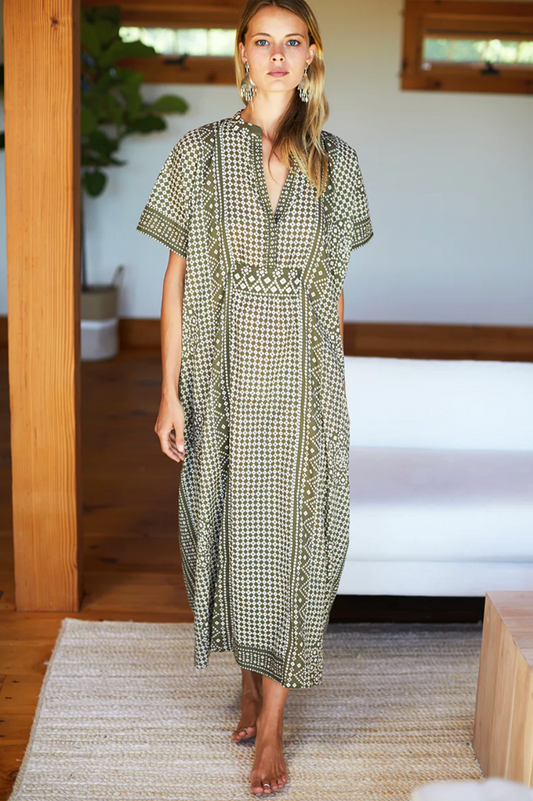 Emerson Fry Caftan | Moss Organic
