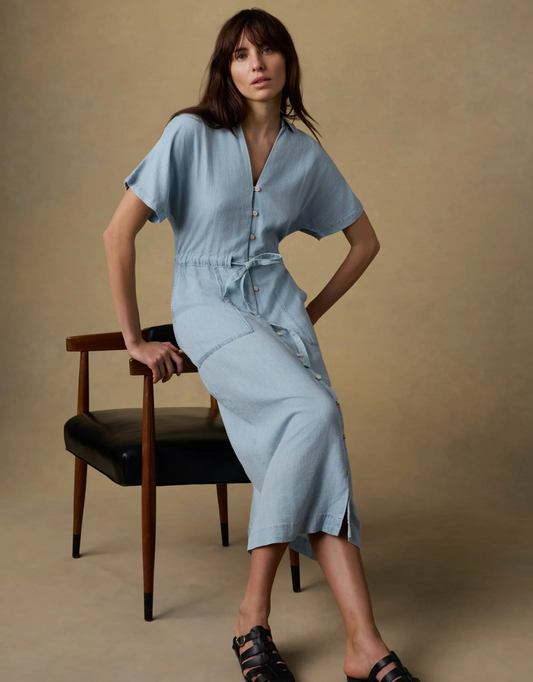 Tried & True Midi Dress | Arctic Sea Wash