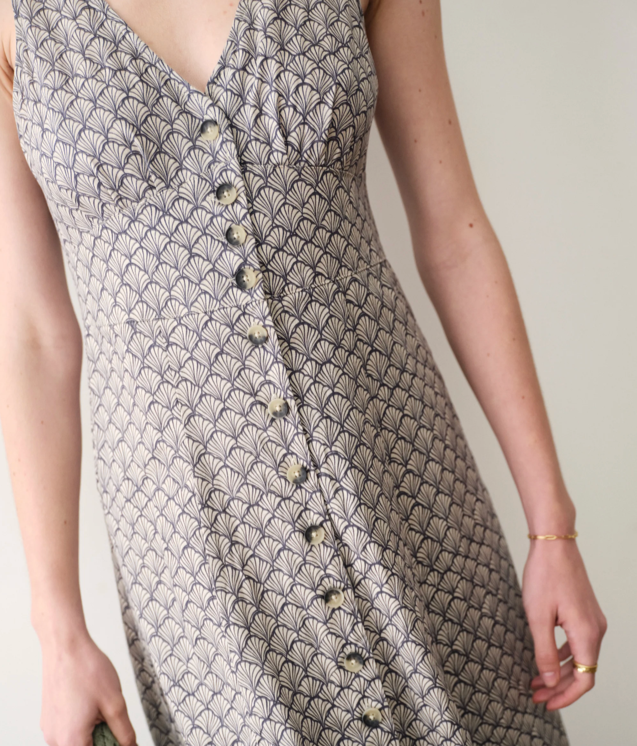 Camila Maxi Dress | Navy Seashell