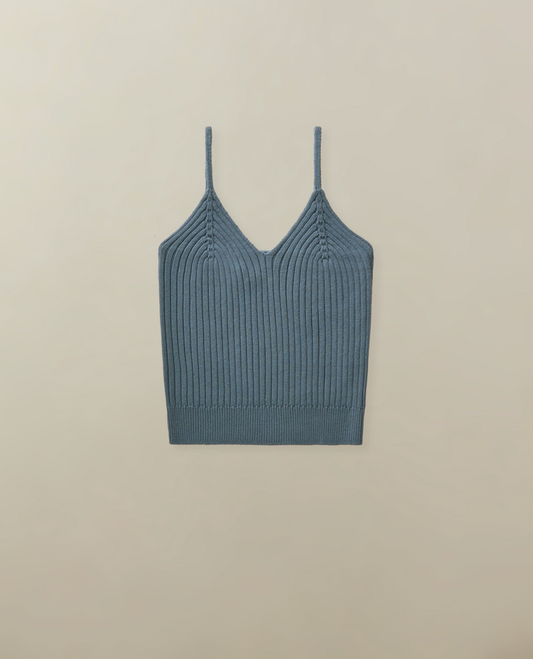 Eve's Knit Tank Top | Chambray