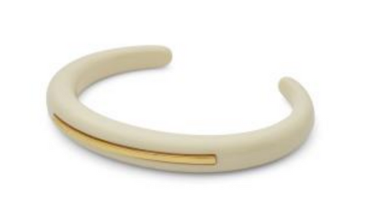Ivory Resin Bracelet Bangle
