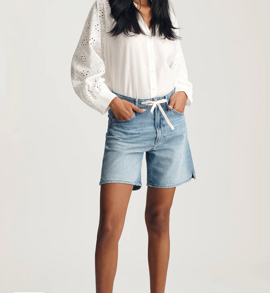 Nella Relaxed Denim Shorts