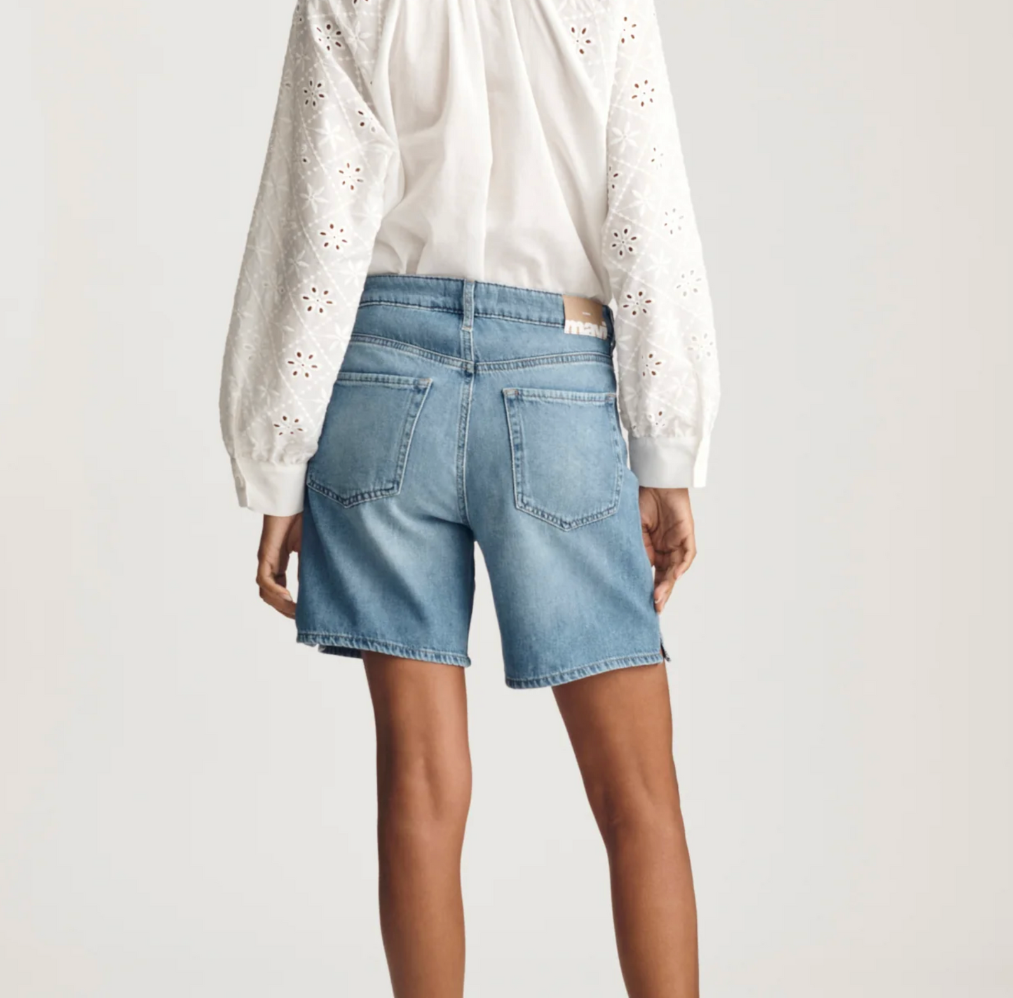Nella Relaxed Denim Shorts