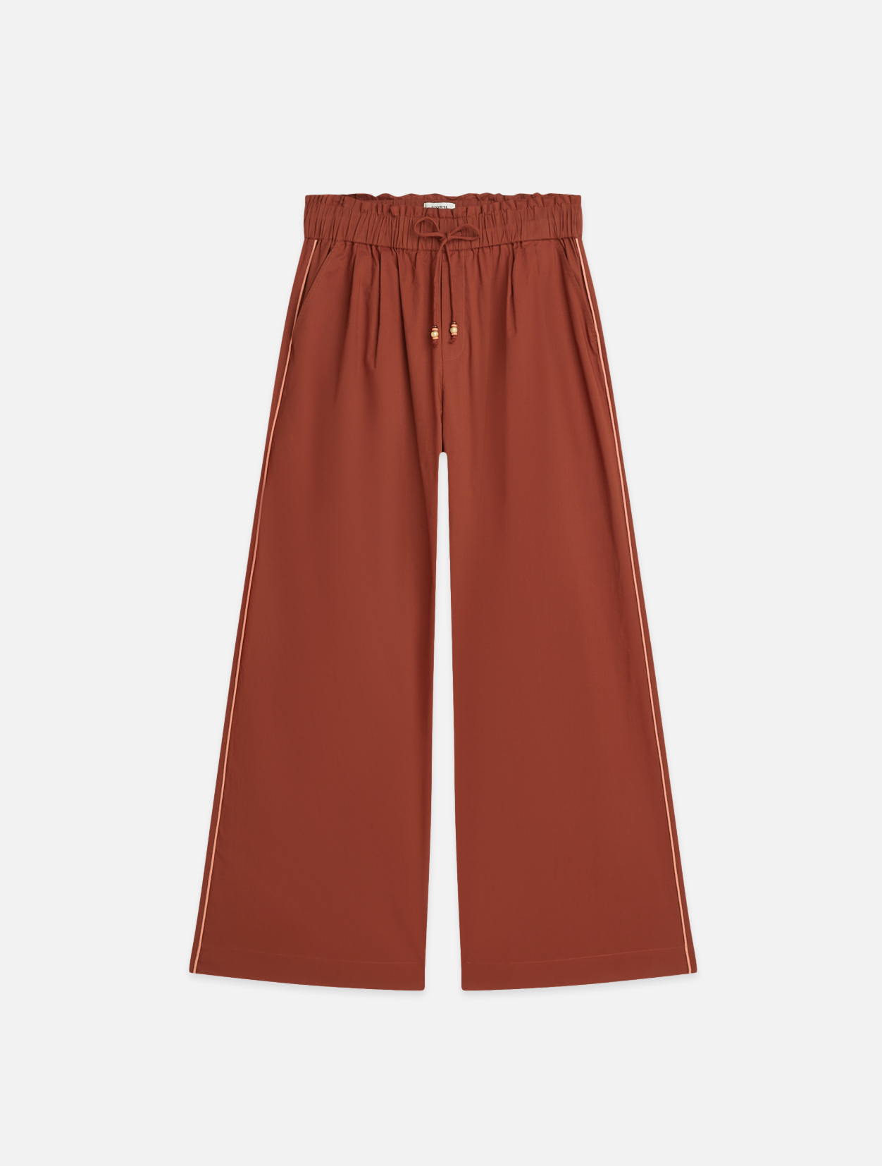 Scotch & Soda Cotton Voile Pull On Beach Pan | Burnt Henna