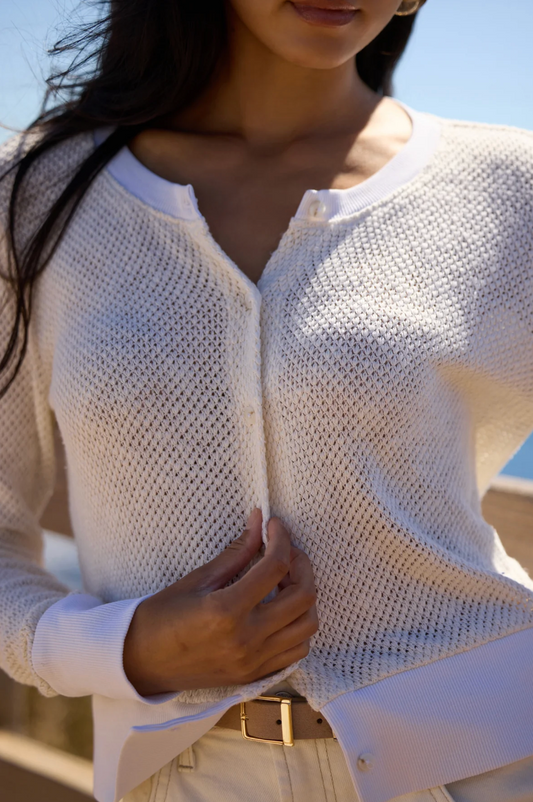 Melrose Cardi | Ecru