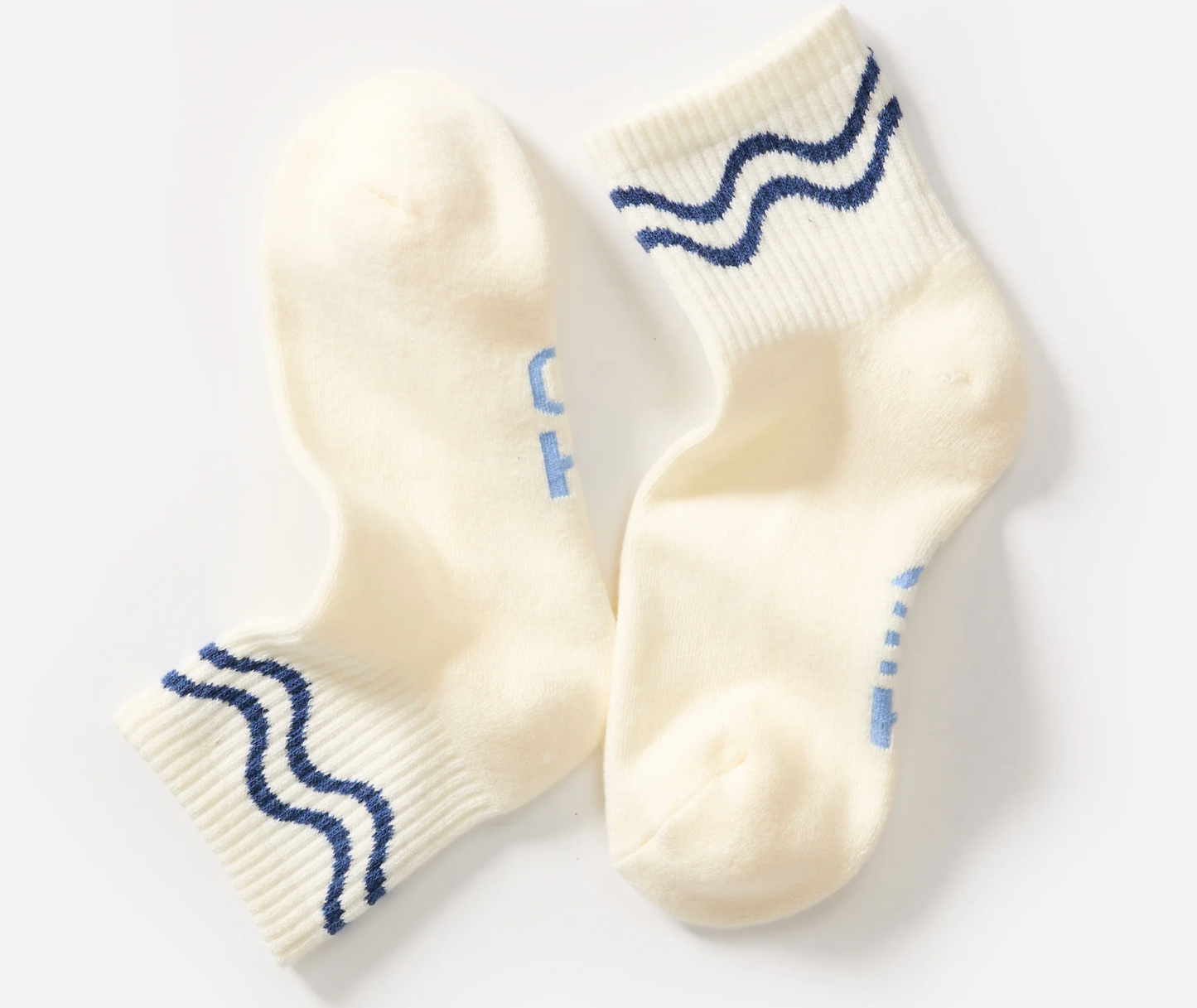 Quarter Crew Sock | Blue Wave